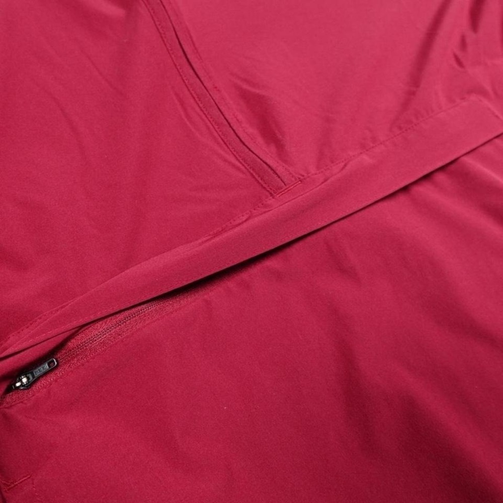 New Adidas 1/4 Zip Pullover Jacket Burgundy XXL Athletic Training Windbreaker - Picture 7 of 8